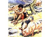 `And he would fain have filled his belly with the husks that the swine did eat.` Luke 15.11